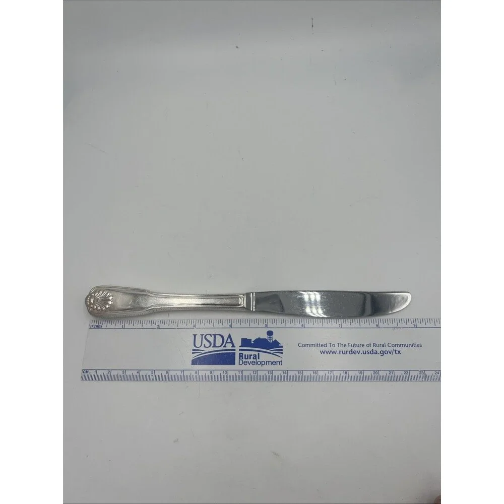 International Silver-plate Korea Knife Royal Shell Replacement Ornate